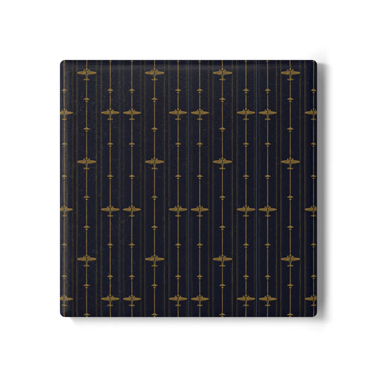 Ceramic Coaster Navy Blue