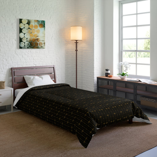 Comforter Bedspread Black