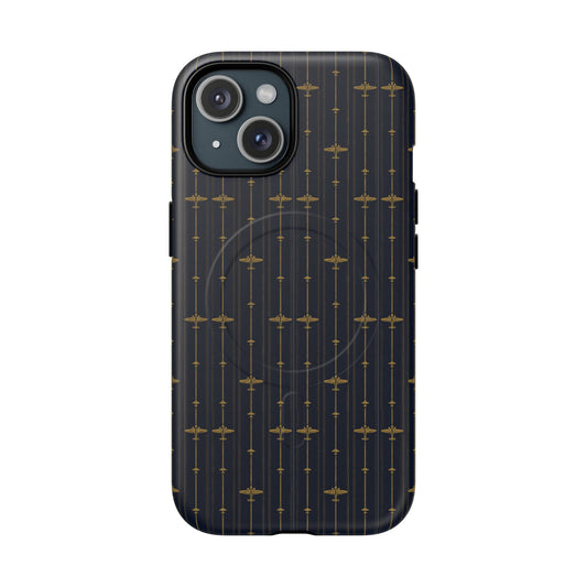 Navy Blue Magnetic Phone Case