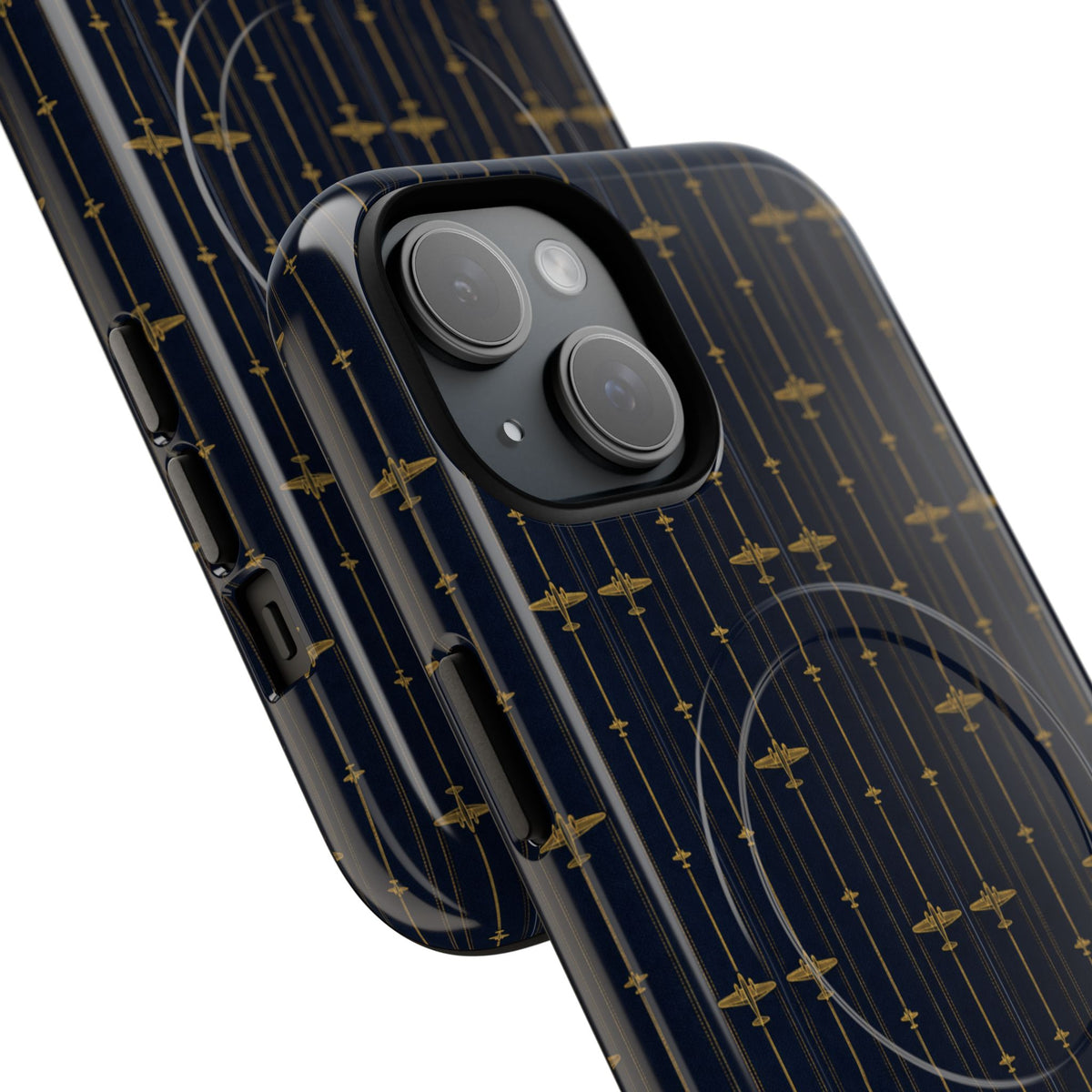 Navy Blue Magnetic Phone Case