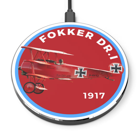Fokker Dr.I 1917 Red Triplane Wireless Charger