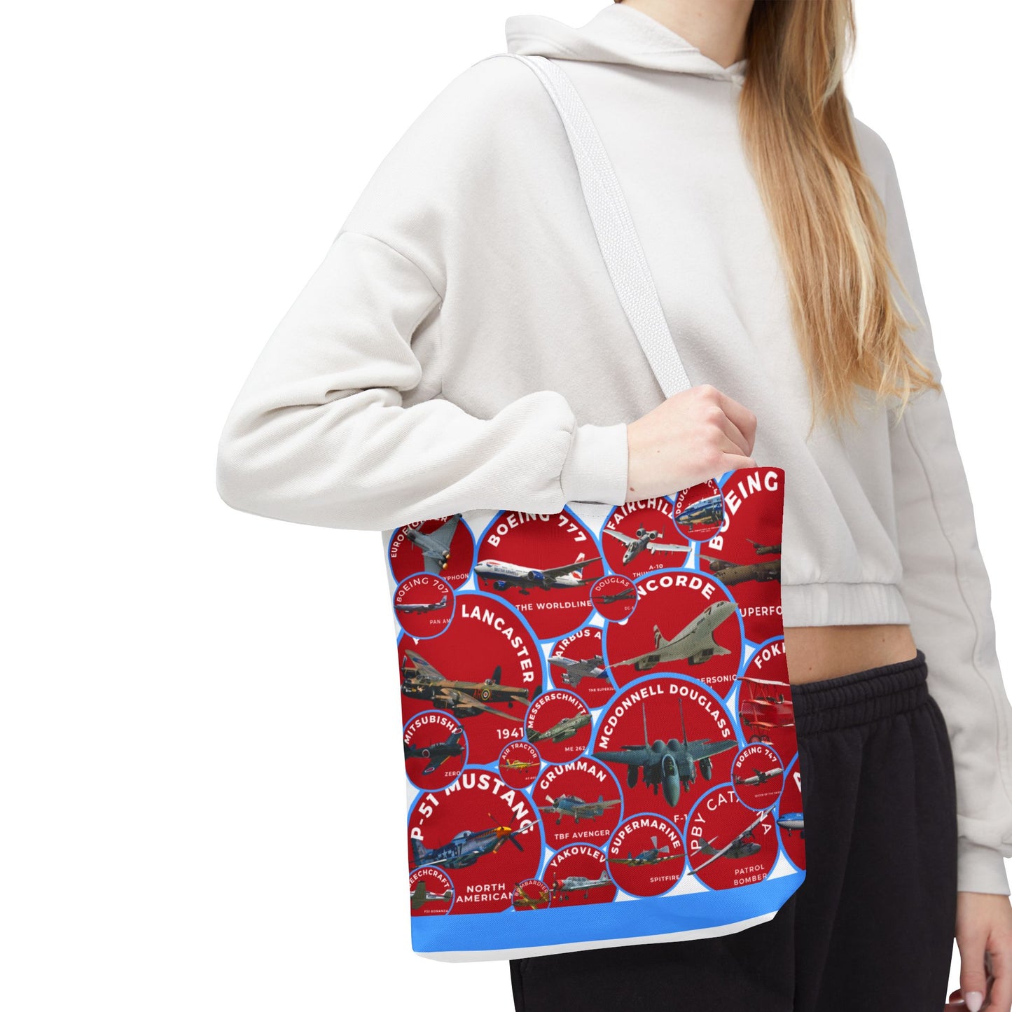 Aviation Patch Tote Bag
