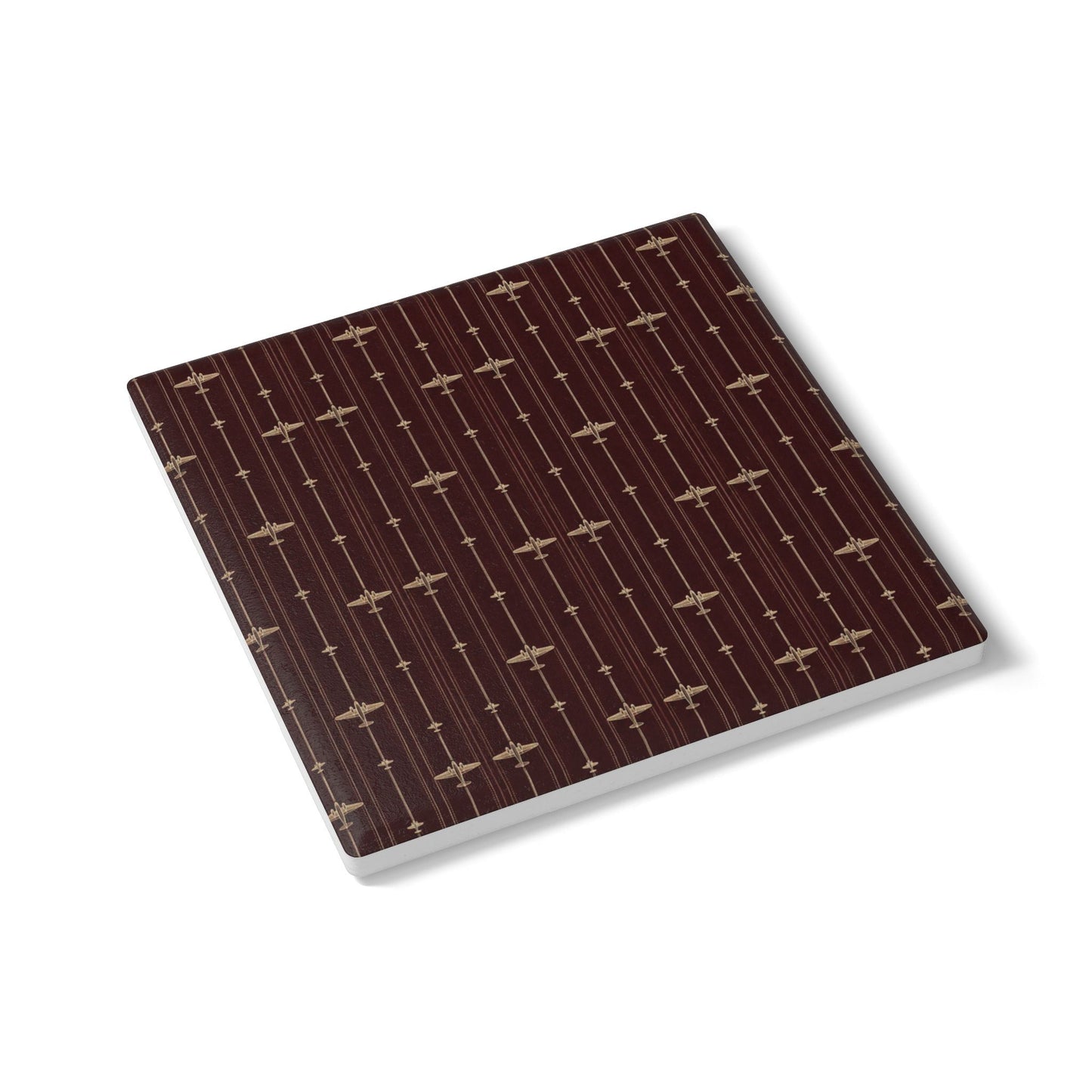 Ceramic Coaster Burgundy