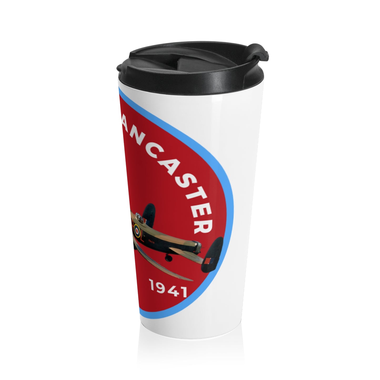 Avro Lancaster Steel Travel Mug