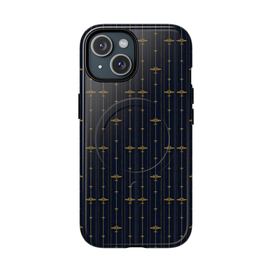 Navy Blue Magnetic Phone Case