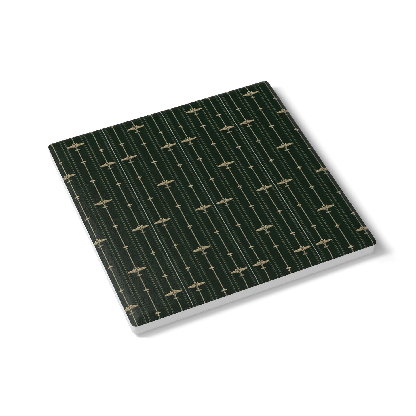 Ceramic Coaster Emerald Green