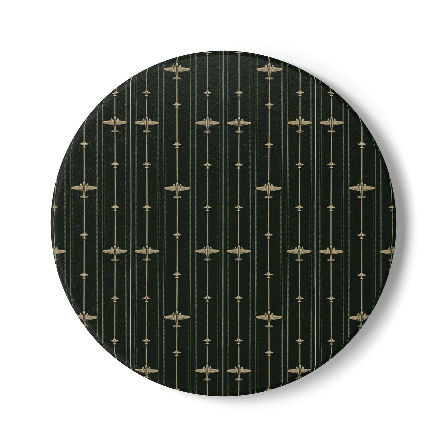 Ceramic Coaster Emerald Green