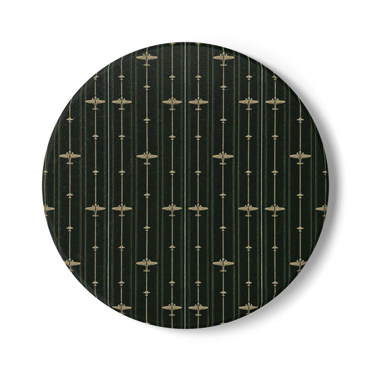 Ceramic Coaster Emerald Green