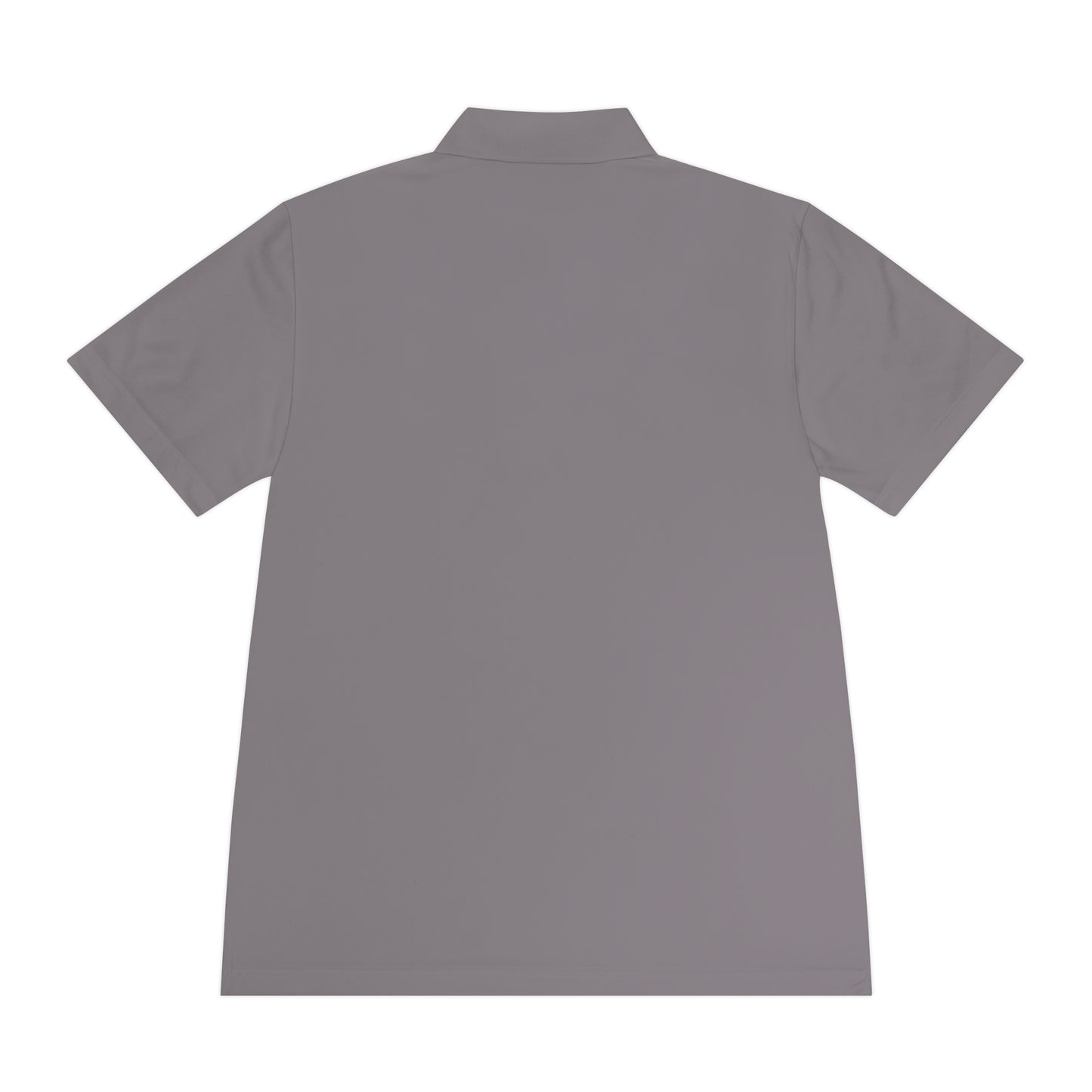 Sport Polo Shirt — Minimalist Beige Logo Chest Patch