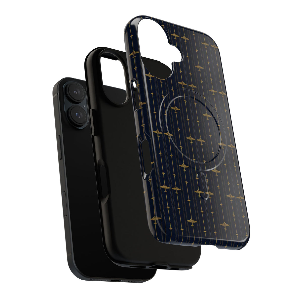 Navy Blue Magnetic Phone Case