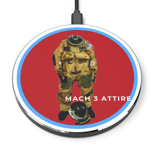 Vintage Flight Suit (Mach 3 Attire) Wireless Charger