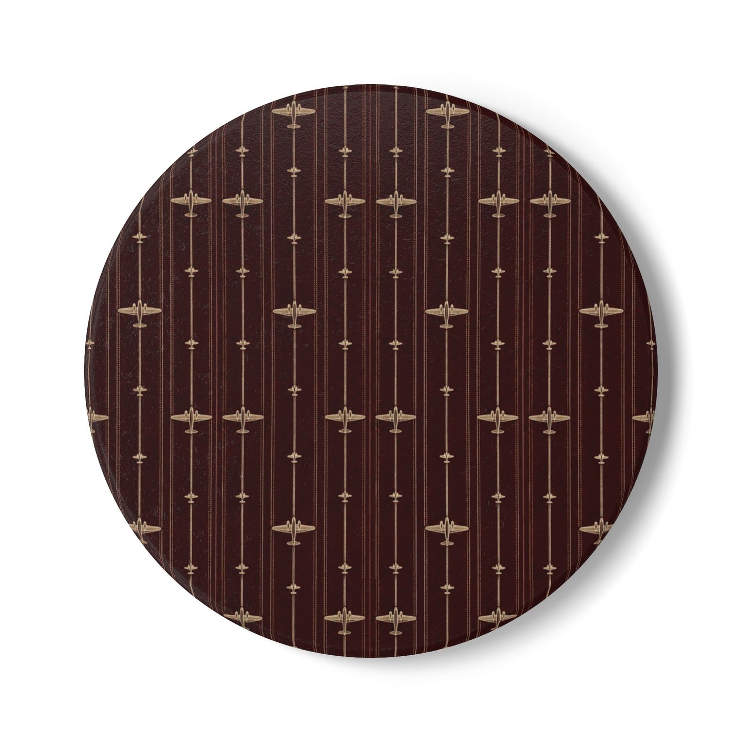 Ceramic Coaster Burgundy