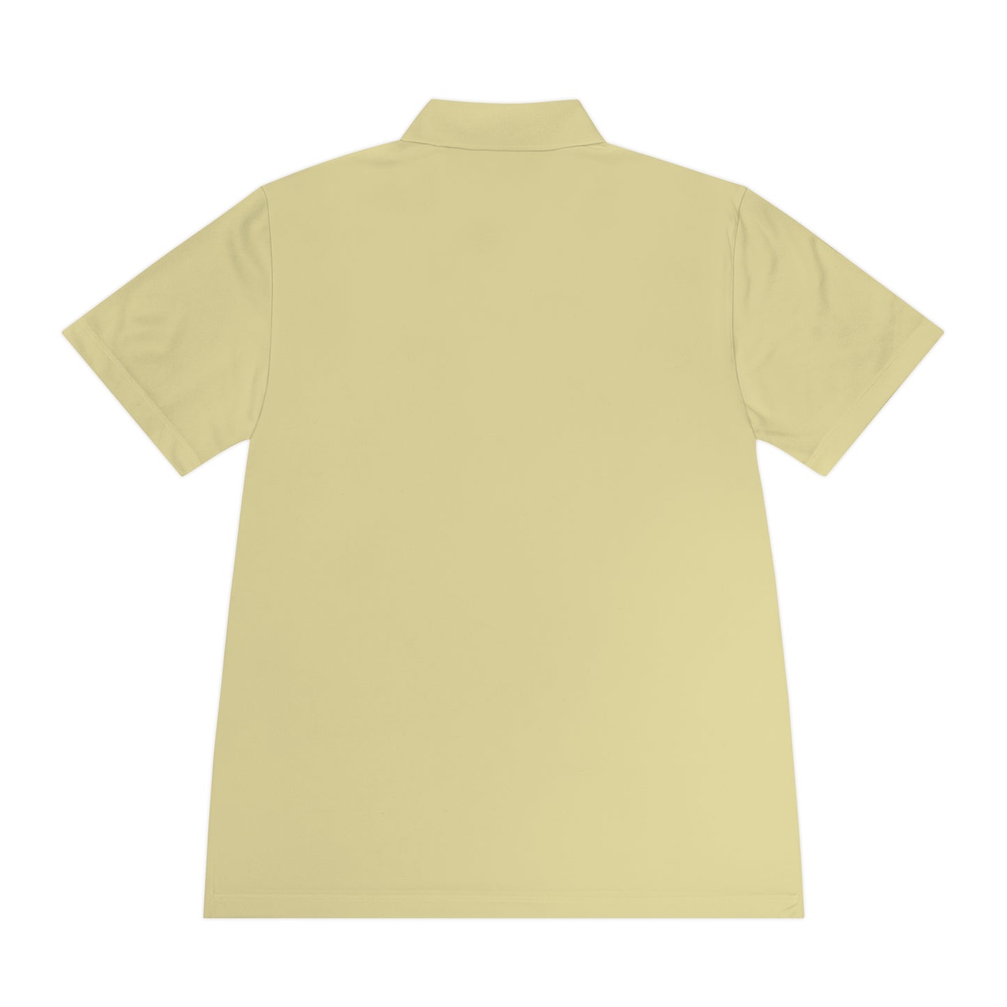 Sport Polo Shirt — Minimalist Beige Logo Chest Patch