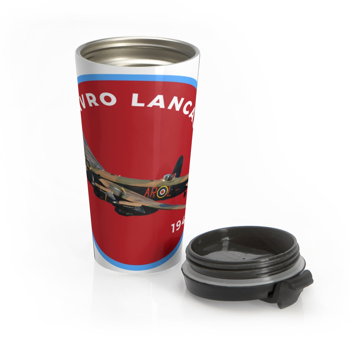 Avro Lancaster Steel Travel Mug