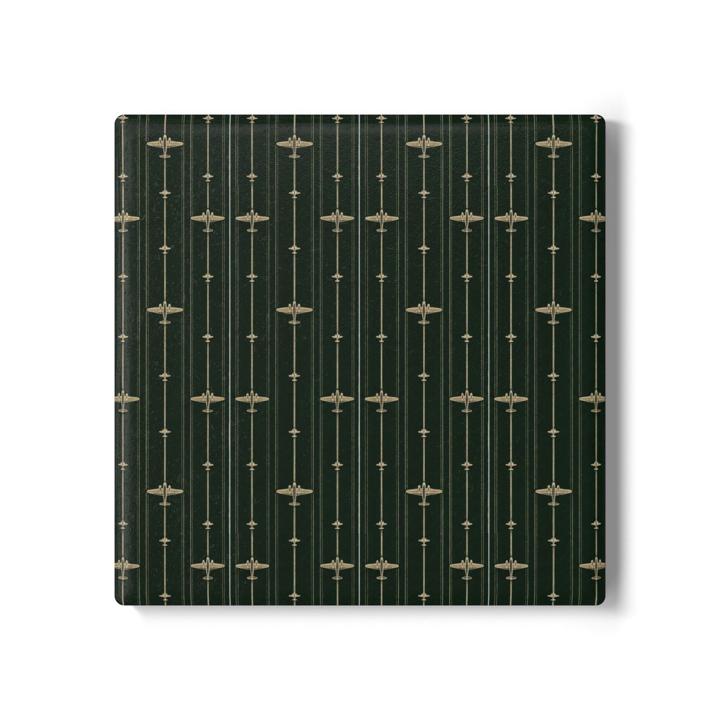 Ceramic Coaster Emerald Green