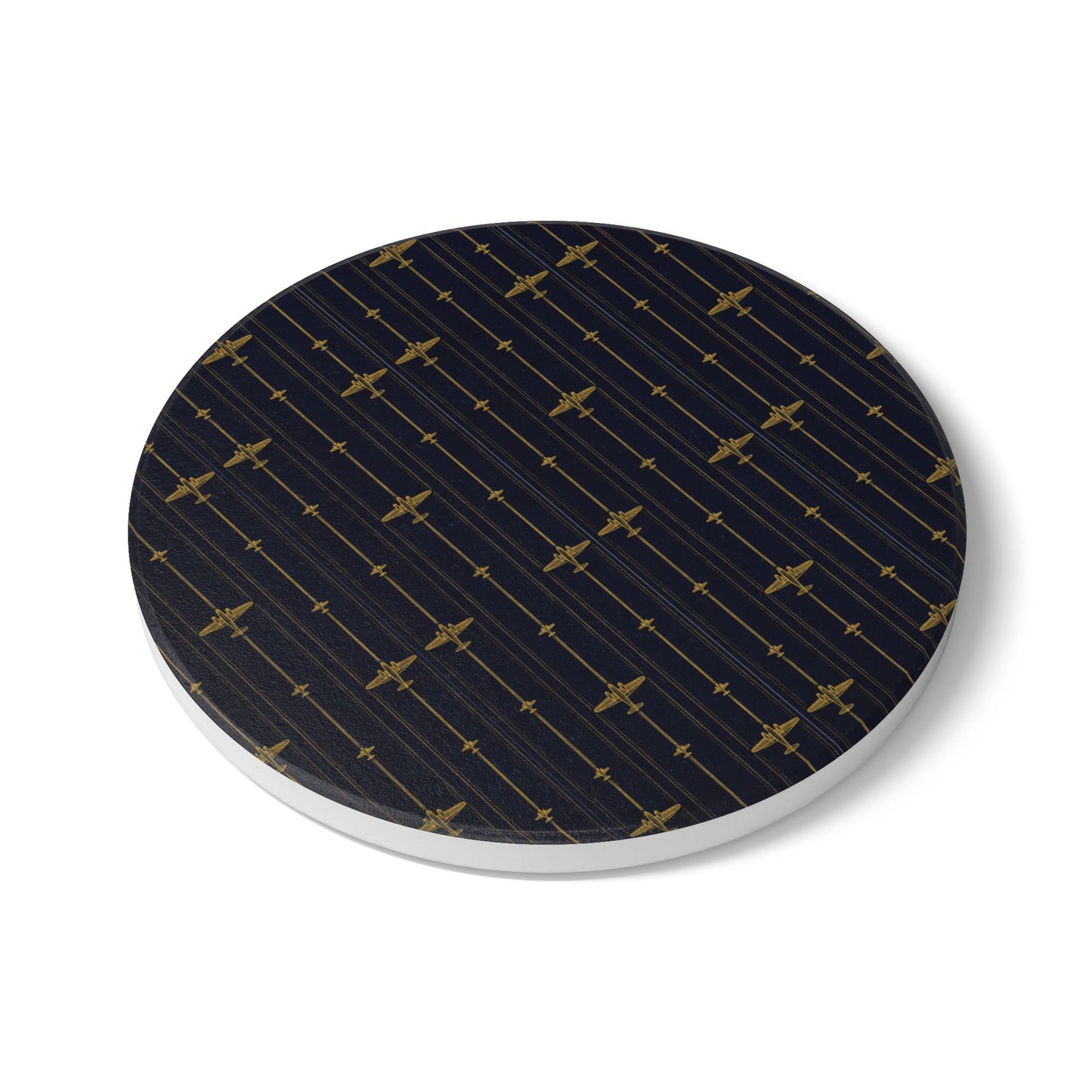 Ceramic Coaster Navy Blue