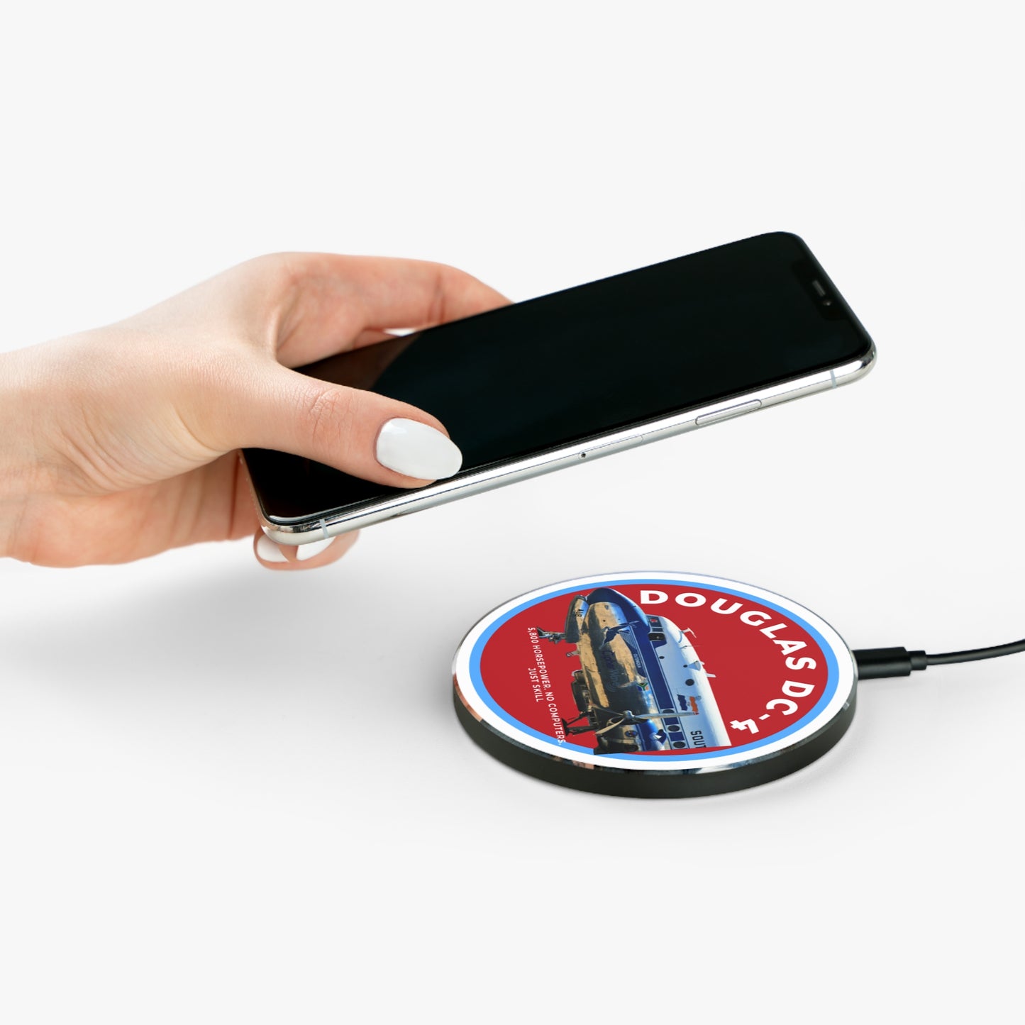 Douglas DC-4 Vintage Airliner Wireless Charger