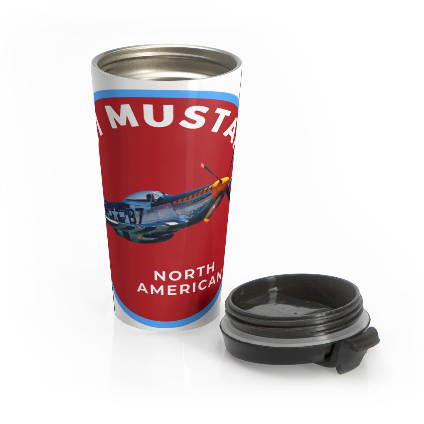 North American P-51 Travel Mug