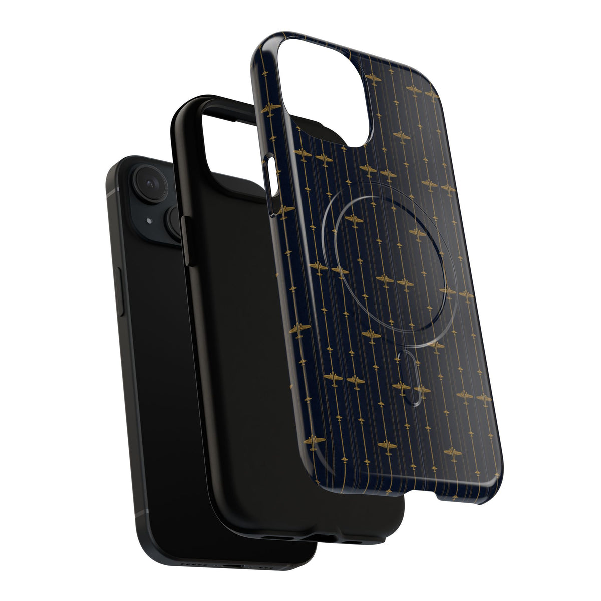Navy Blue Magnetic Phone Case