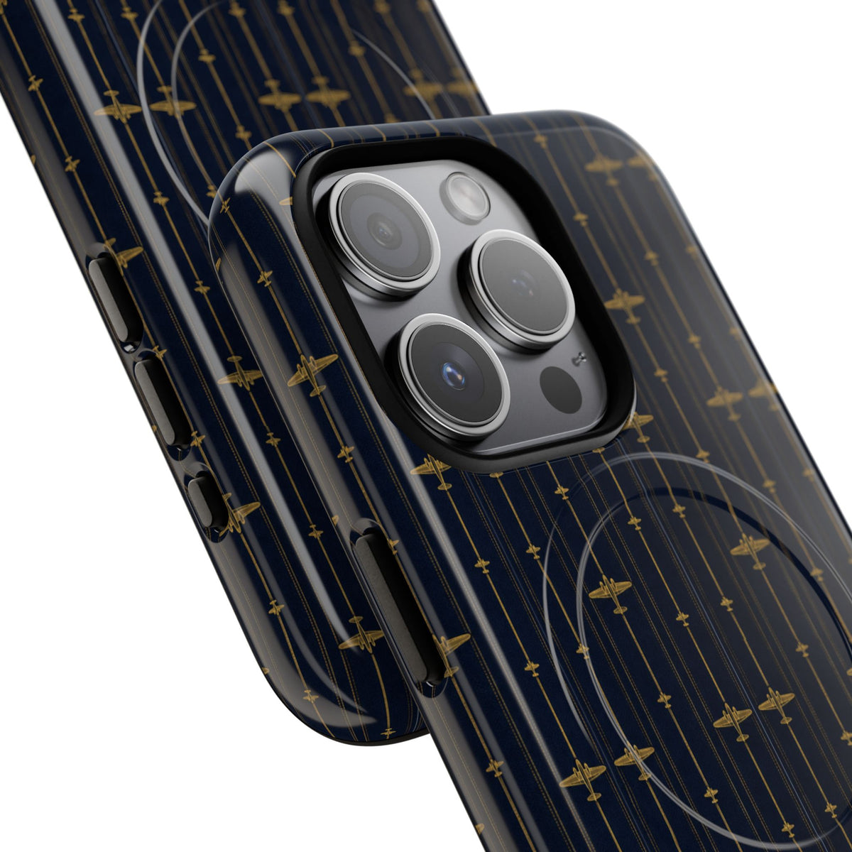 Navy Blue Magnetic Phone Case