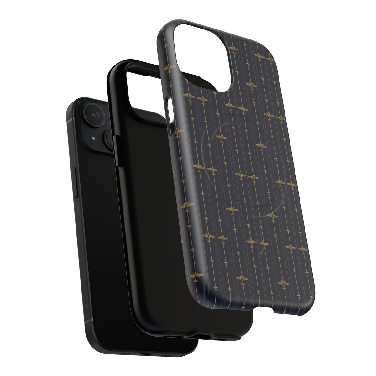 Navy Blue Magnetic Phone Case