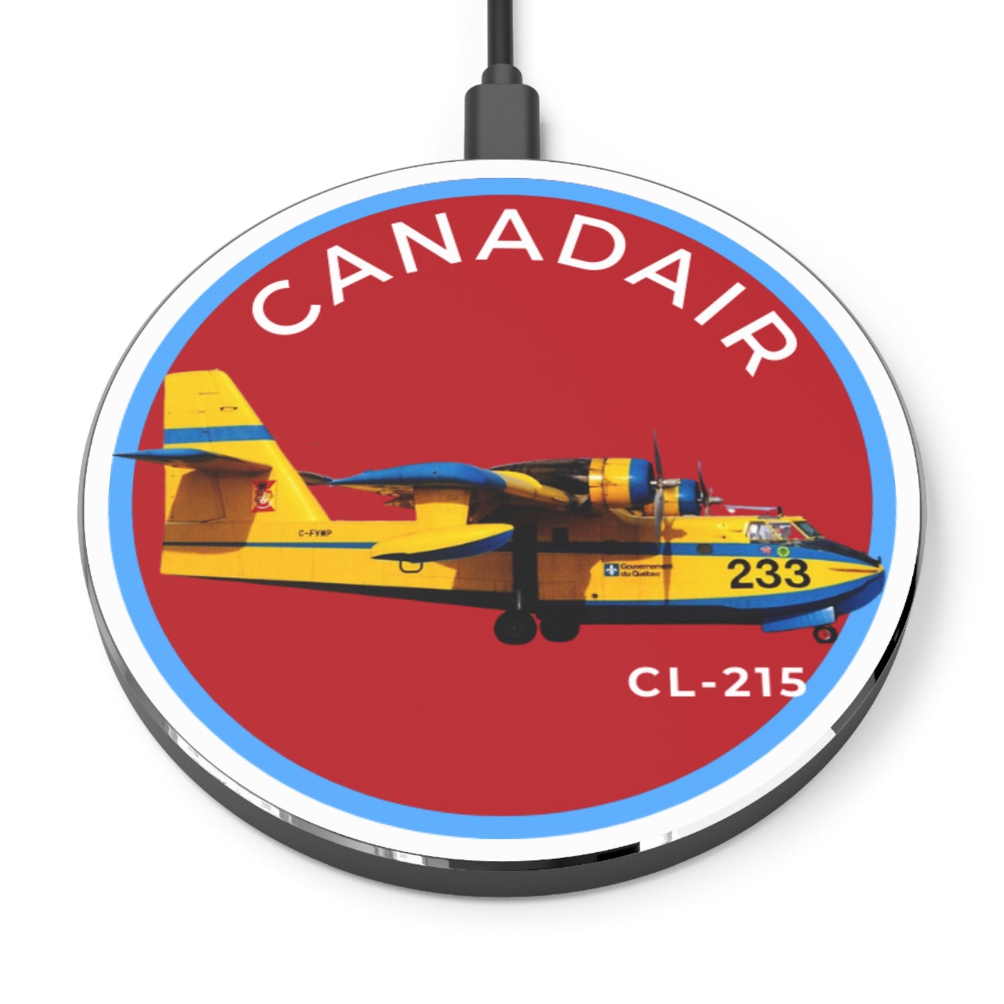 Canadair CL-215 Water Bomber Wireless Charger