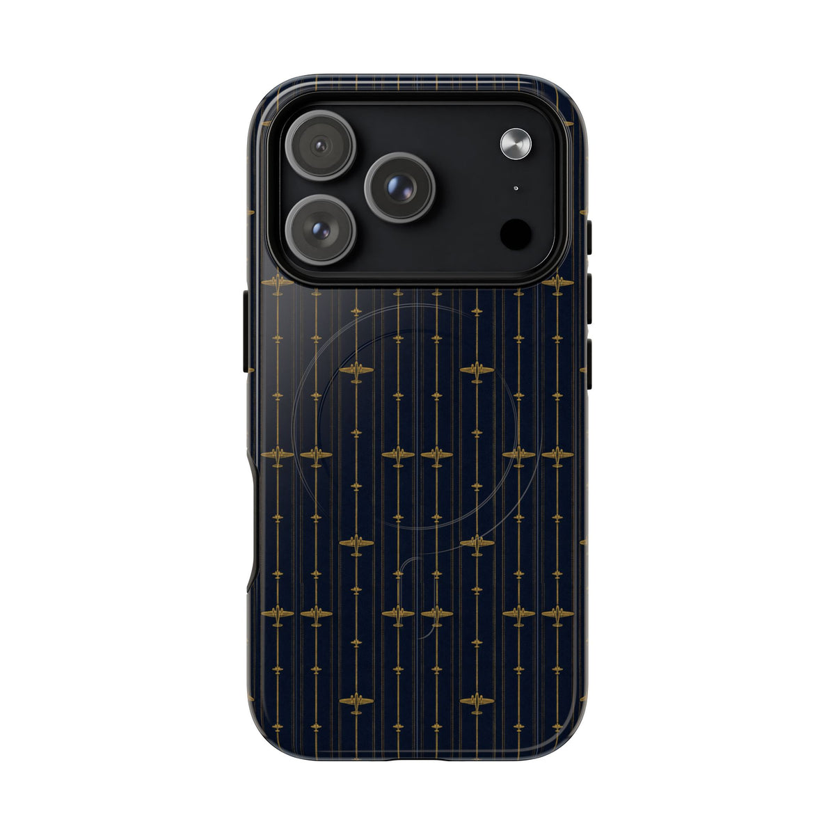 Navy Blue Magnetic Phone Case