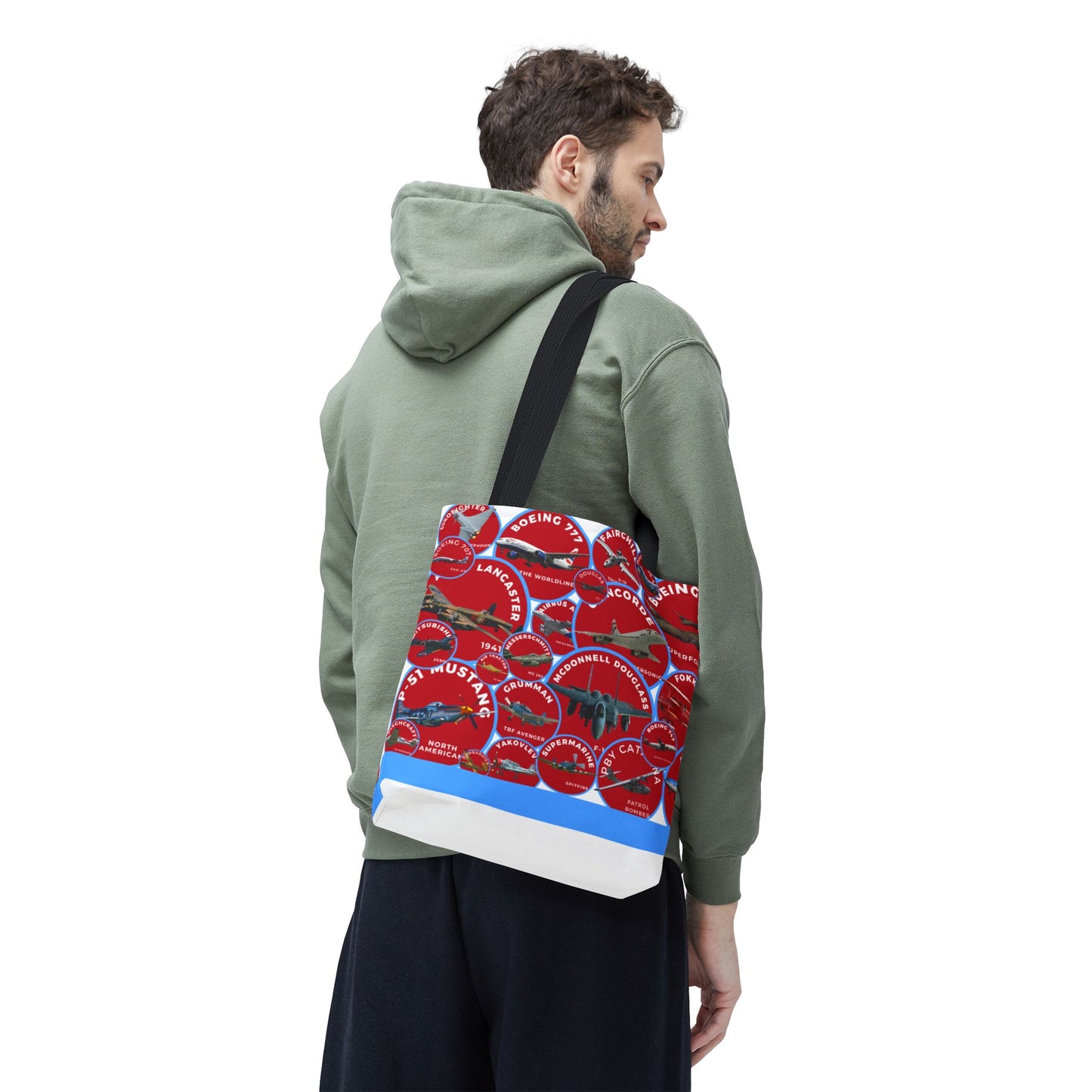 Aviation Patch Tote Bag